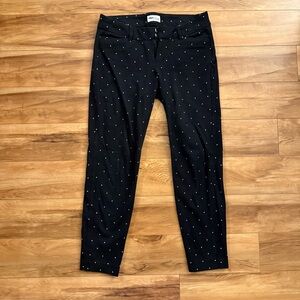 Women's Black Polka Dot Old Navy Pixie Pant